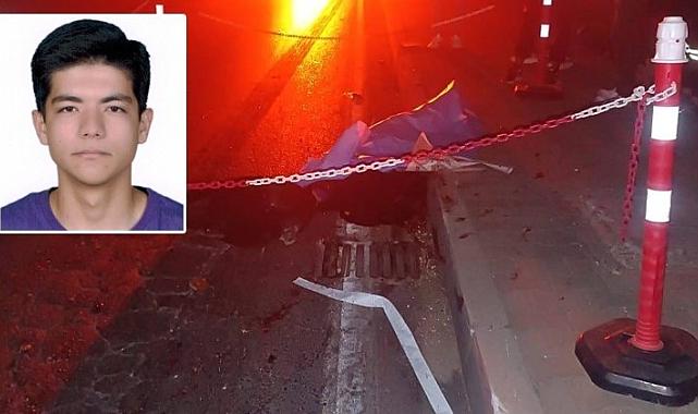Üniversite öğrencisi kurye motosiklet kazasında hayatını kaybetti