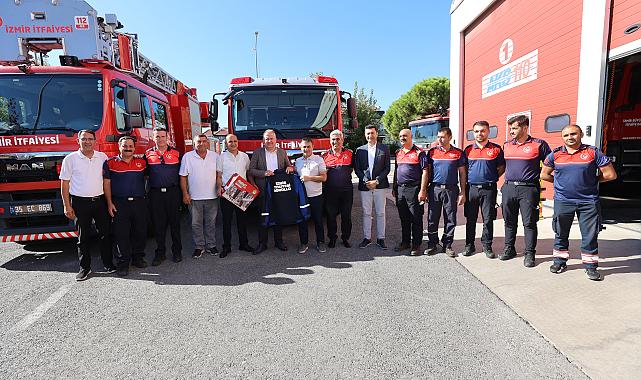 Urla Belediye Başkanı Selçuk Balkan, İtfaiyecilerle Kahvaltıda Buluştu