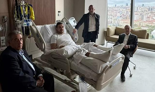 Yıldırım ve Uslu&#039;dan Akın&#039;a Geçmiş Olsun Ziyareti