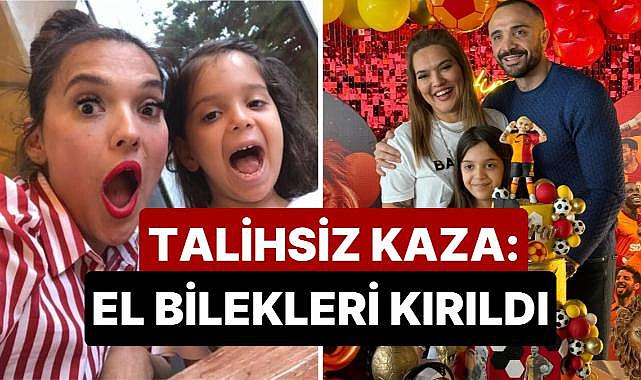 Demet Akalın&#039;ın kızı Hira&#039;nın el bilekleri kırıldı