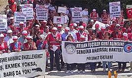 Direnişteki Polonez işçileri yurttaşları boykota çağırdı