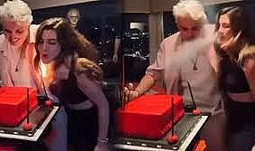 Gökçe Bahadır&#039;ın saçları pasta üflerken alev aldı