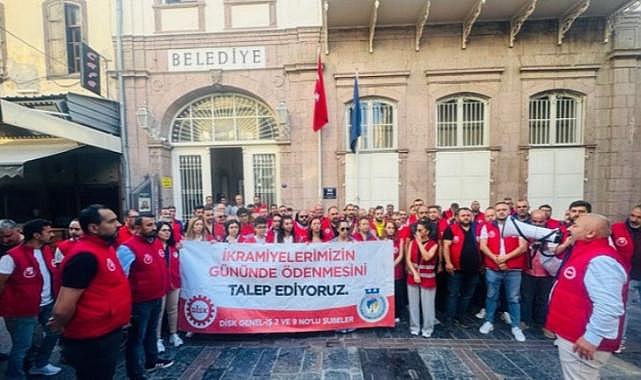 İşçilerinin ikramiye eylemine Büyükşehir engeli