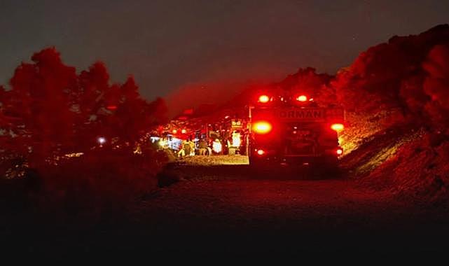 İzmir&#039;de korkutan yangın... 3 saatte kontrol altına alındı