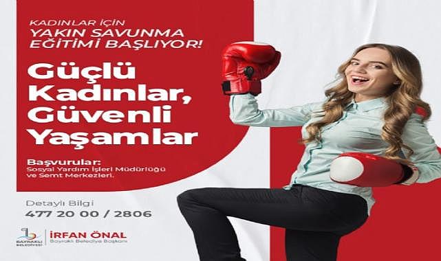 Bayraklı’da kadınlara ücretsiz yakın savunma eğitimi