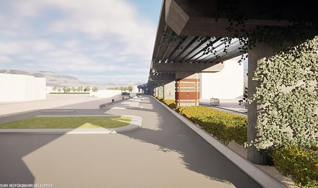 Büyükşehir’den otogar önüne estetik dokunuş