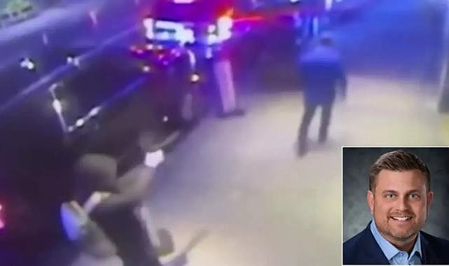 ABD'de ünlü CEO'ya silahlı saldırı kamerada