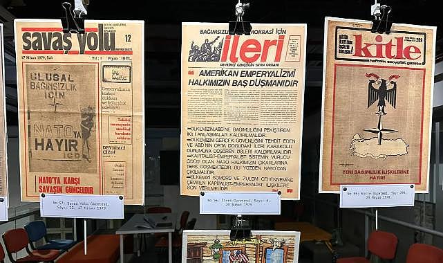 İzmir&#039;de sergi: Manşetlerle NATO&#039;ya karşı