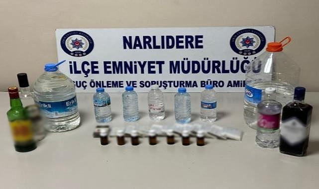 İzmir’de yeni yıl öncesi kaçak alkol operasyonu