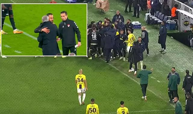 Jose Mourinho ile Selçuk İnan'ın sarıldığı anda ortalık fena karıştı
