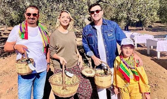 Oksijen diyarı Kaz Dağları'nda zeytin hasadı başladı