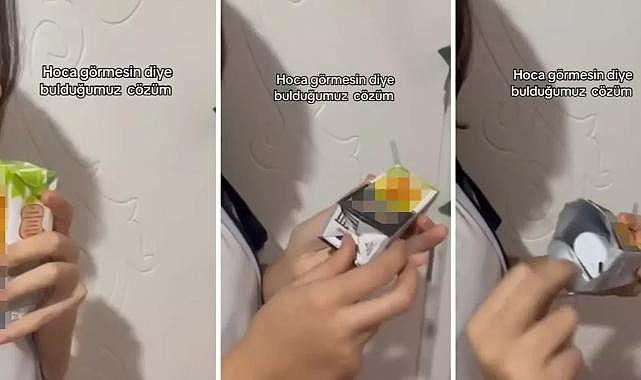 Okullardaki yeni tehlike! Meyve suyu kutusuna saklayıp içeri sokuyorlar