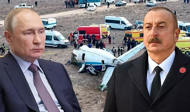 Putin&#039;den Aliyev&#039;e 38 kişinin öldüğü uçak kazası için telefon: Özür diliyoruz