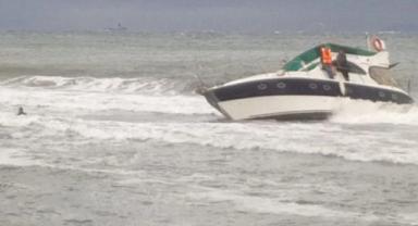 Tekirdağ'da tekne yan yattı: 2 kişi son anda kurtarıldı