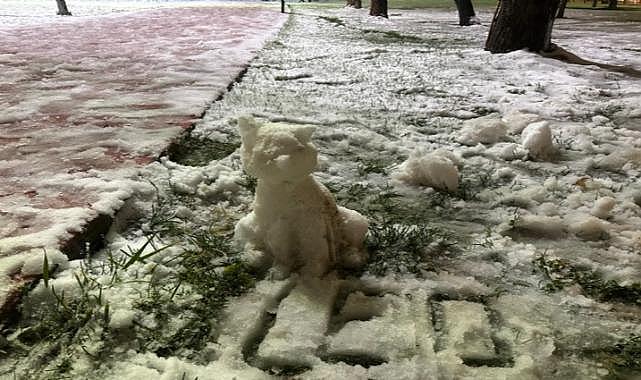 Uşak&#039;ta kar nedeniyle okullar 1 gün tatil edildi