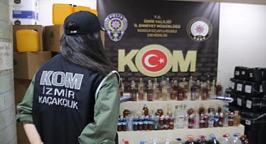 Yılbaşı gecesi ölümleri engellemek için operasyon düzenlendi: İzmir'de 36 bin litre sahte alkol ele geçirildi