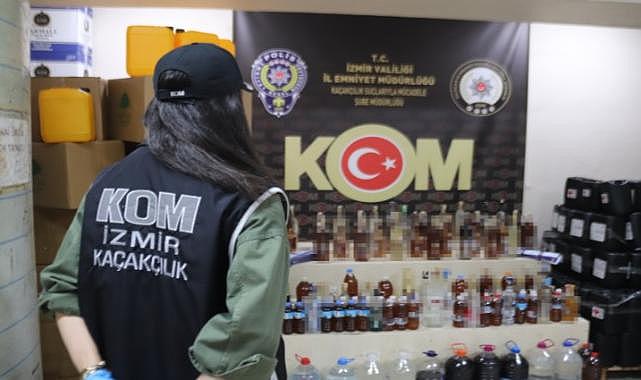 Yılbaşı gecesi ölümleri engellemek için operasyon düzenlendi: İzmir&#039;de 36 bin litre sahte alkol ele geçirildi