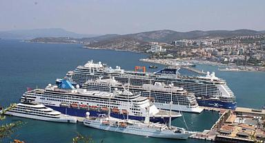 2024 yılında İzmir'e deniz yoluyla 172.109 turist geldi.