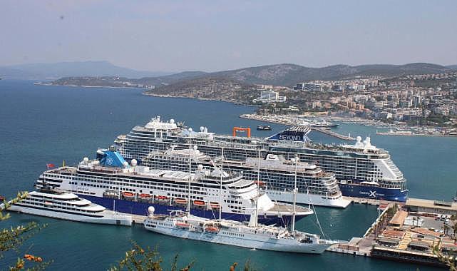 2024 yılında İzmir&#039;e deniz yoluyla 172.109 turist geldi.