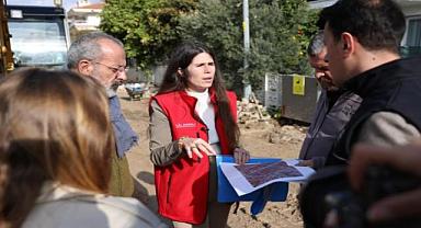 Başkan Denizli, Doğal gaz hattının 2,5 kilometrelik ilk etabı tamamlandı