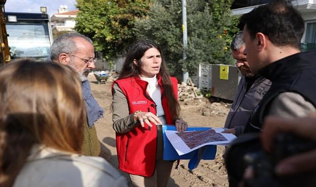 Başkan Denizli, Doğal gaz hattının 2,5 kilometrelik ilk etabı tamamlandı
