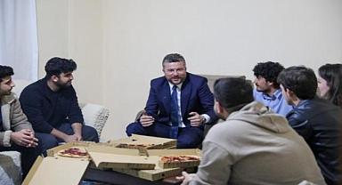Başkan Görkem Duman öğrenci evine misafir oldu