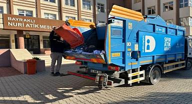 Bayraklı’dan geri dönüşüme 1 yılda 650 ton atık