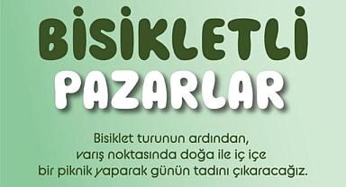 Bisikletle pazar keyfi başlıyor
