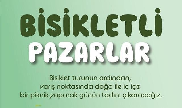 Bisikletle pazar keyfi başlıyor