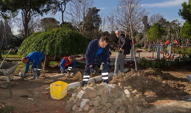 Buca Hasanağa Bahçesi baştan sona yenileniyor