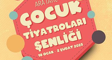 Çocuklar ara tatilde tiyatroya doyacak