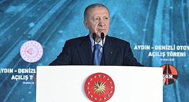 Cumhurbaşkanı Erdoğan Aydın-Denizli Otoyolu Açılış Töreninde