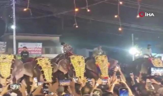 Hindistan’daki festivalde insanlara fil saldırdı: 17 yaralı