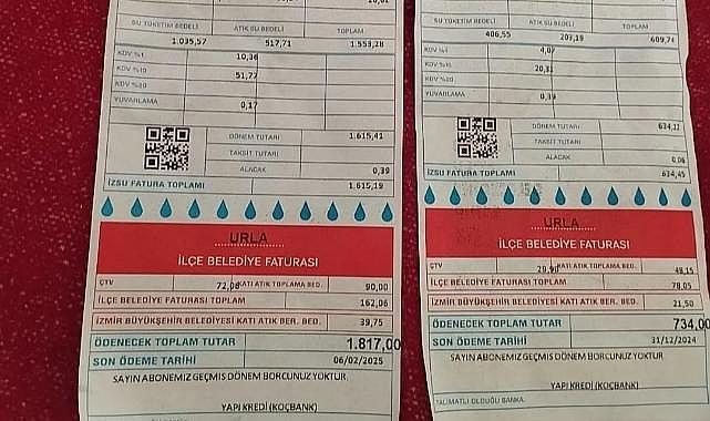 İzmir’de Su Faturası Krizi Derinleşiyor: Vatandaşlar Sosyal Medyada Tepki Gösteriyor