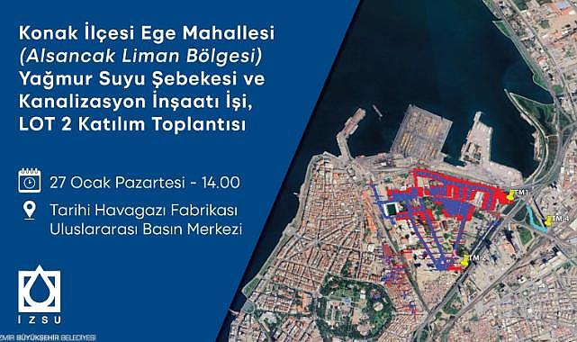 İZSU’dan Alsancak’ın altyapısını güçlendirecek proje