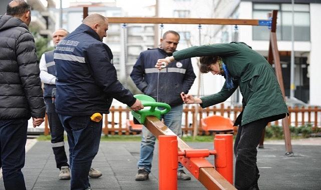 Karşıyaka’nın parkları artık daha güvenli