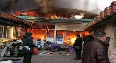 Pazarda yangın faciası: Çok sayıda ölü ve yaralı var!