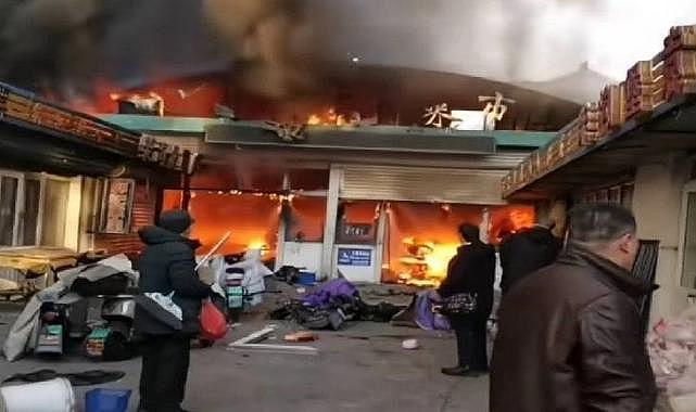 Pazarda yangın faciası: Çok sayıda ölü ve yaralı var!