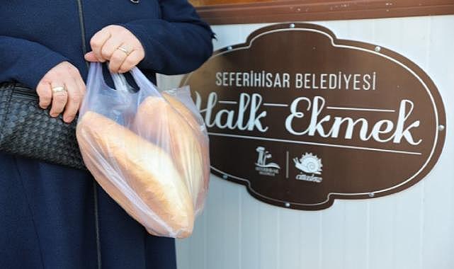 Seferihisar &#039;da Halk ekmek 7 TL’den satışta