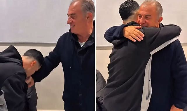&#039;&#039;Adanalı Ronaldo&#039;&#039; Fatih Terim&#039;in elini öperek Galatasaray forması imzalattı