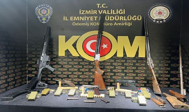 İzmir’de yasa dışı silah ticareti operasyonunda 1 kişi yakalandı