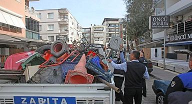 İzmir Karabağlar’da kaldırım işgalleri son buluyor