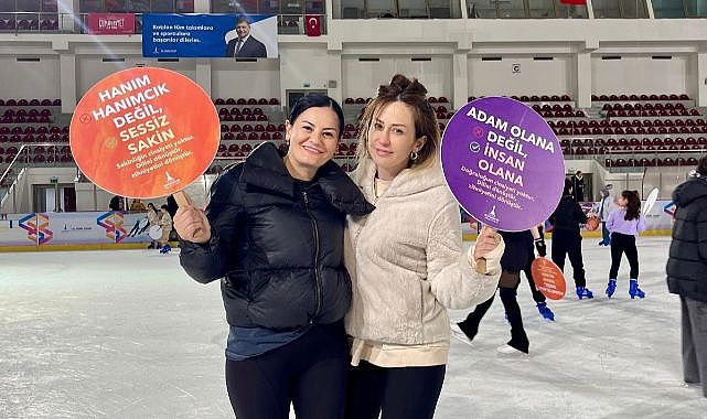 Kadınlar buz pistinde buluştu