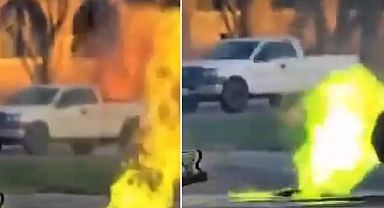 Üniversitede gizemli olay! Rögardan yeşil alev çıktı