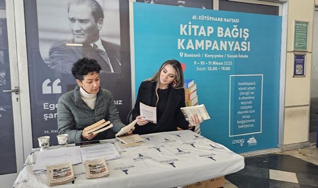 İzmir’de kitap kurtları için kitap bağışı kampanyası