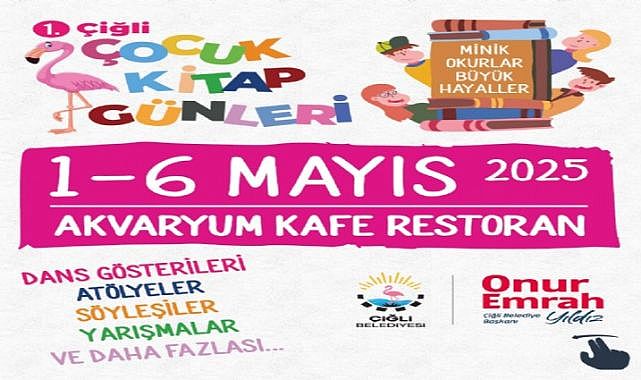 Çiğli&#039;de çocuklara kitap dolu bir hafta: 1. Çiğli çocuk kitap günleri başlıyor