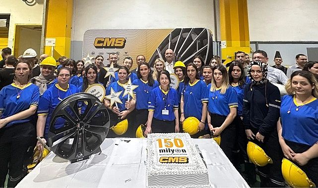 CMS’den bir başarı daha: 150 milyonuncu jant banttan indi