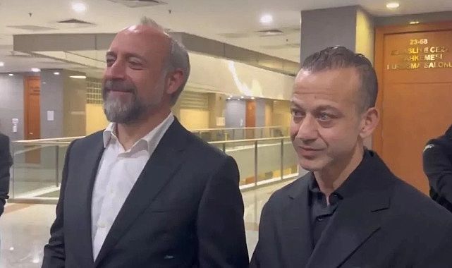 Halit Ergenç ve Rıza Kocaoğlu hakim karşısında