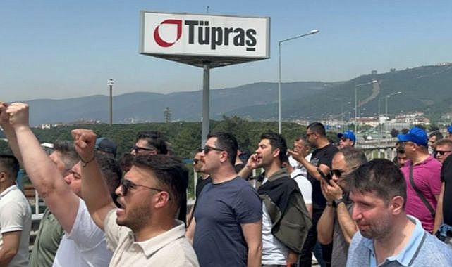 Her yer eylem: TİS krizi E-5&#039;e taştı