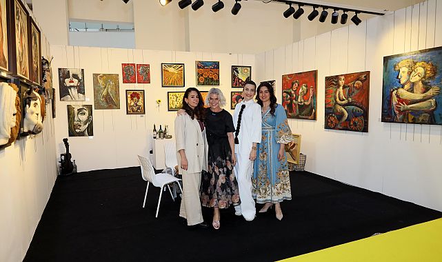 Kadın sanatçılara büyük ilgi Dört Kadın Sanatçının Empresyonist Buluşması Pınart Galeri&#039;de Sanatseverlerle Buluştu
